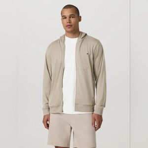 NWT - Vuori Men'sPonto Full-zip Hoodie - XL - Truffle Heather